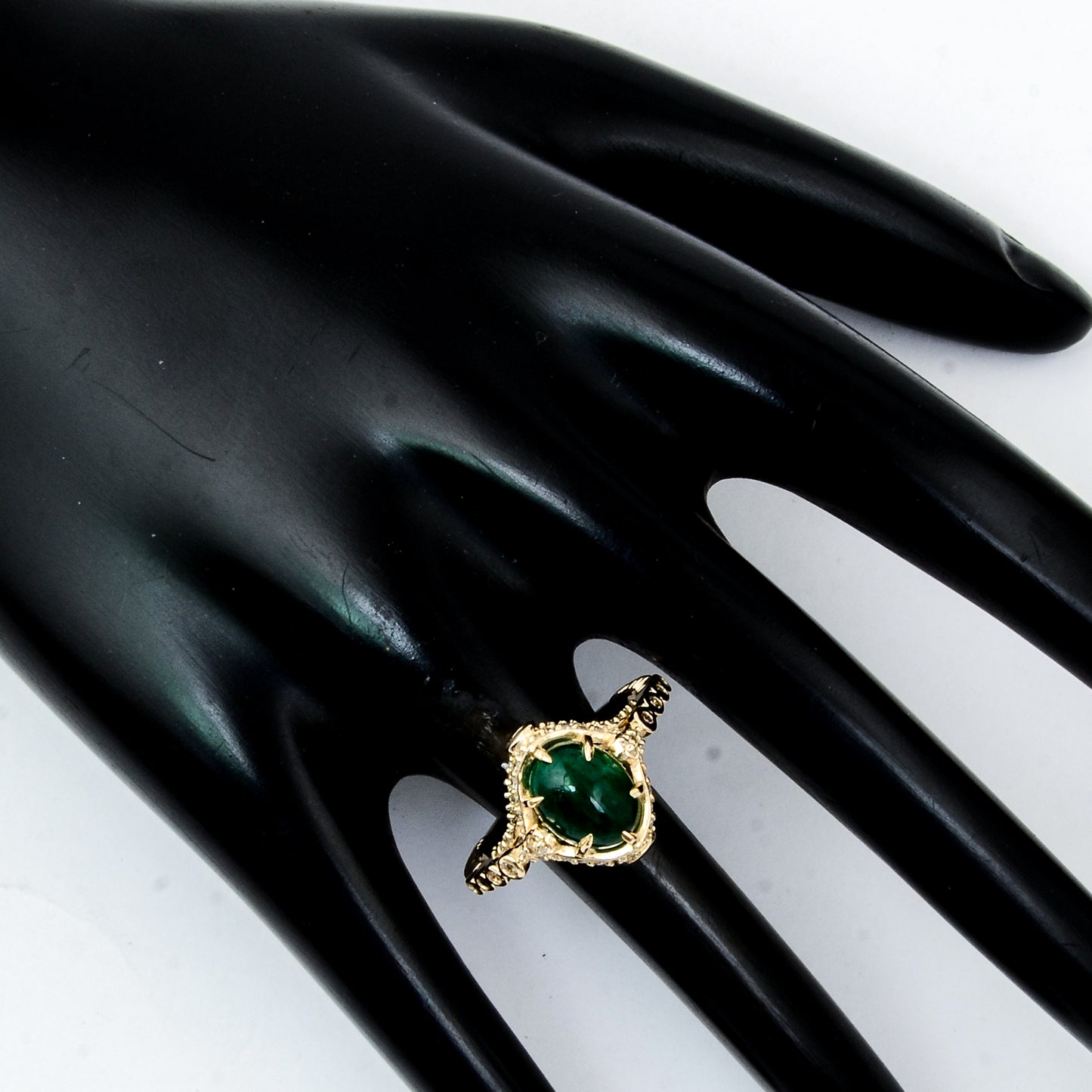 2.41 Ct Oval Emerald 14K Gold Ring