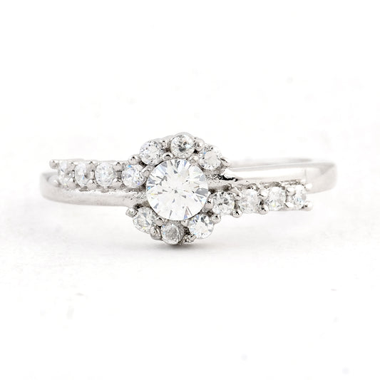1.95 Ct Cubic Zirconia 925 Sterling Silver Ring