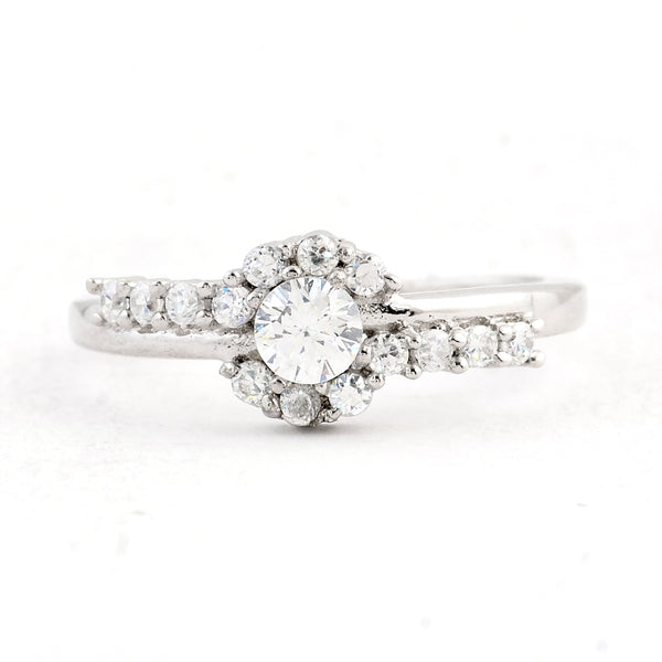 1.95 Ct Cubic Zirconia 925 Sterling Silver Ring