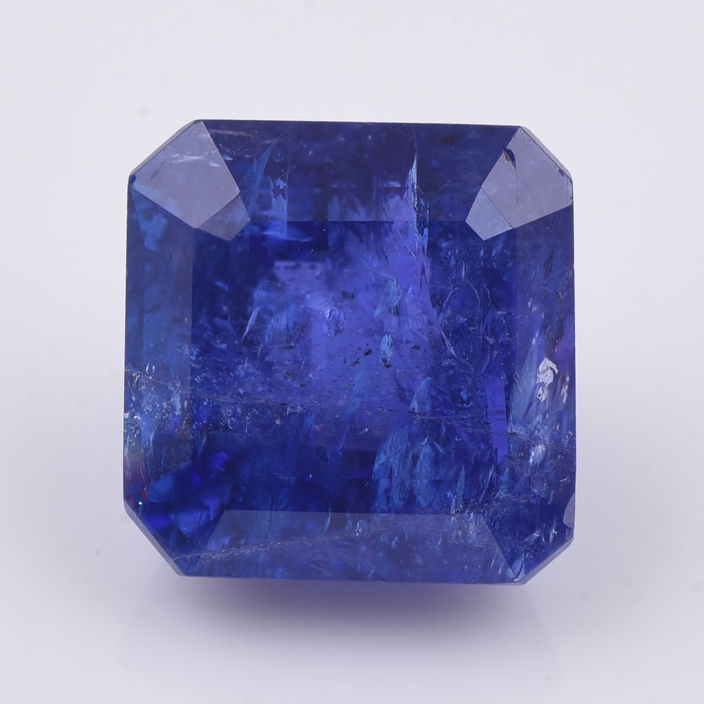 8.7 Natural Zoisite Tanzanite Square Emerald Cut Gemstone