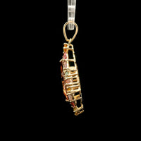 2.42 Ct Marquise Tourmaline 14K Gold Pendant