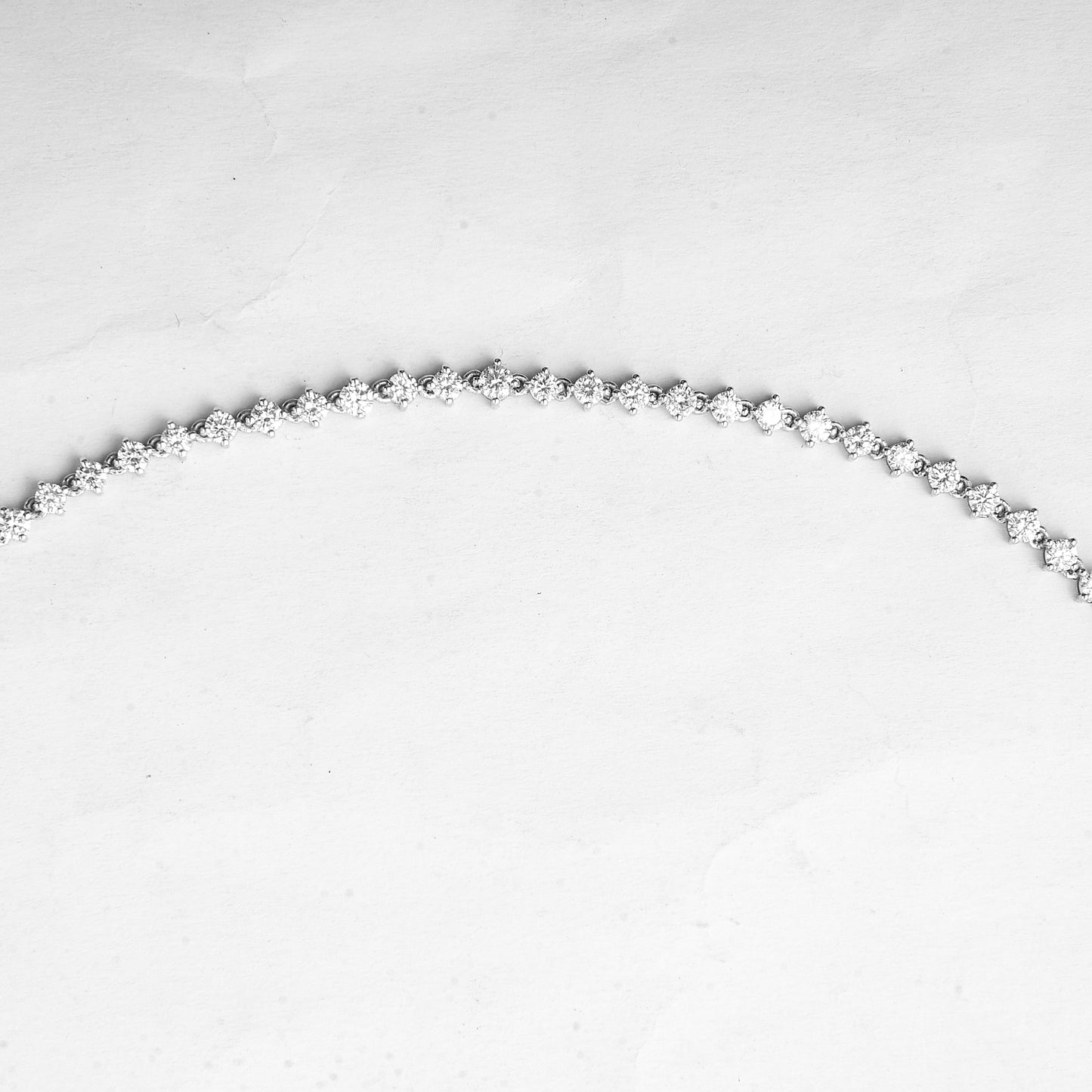 6.10 Ct Round Lab Grown Diamond 14K Gold Necklace