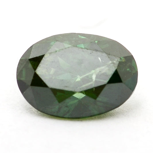 0.34 Green Diamond Pear Loose Diamond