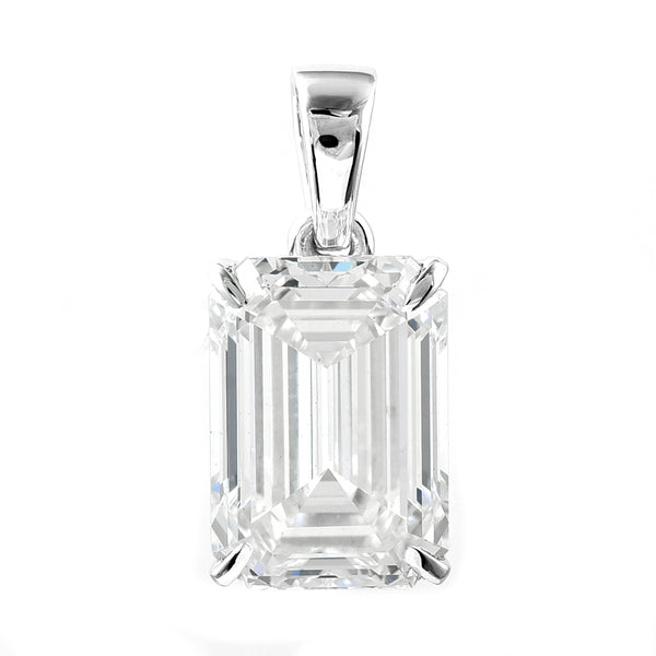 5.08 Carats Lab Grown Diamond 14K Gold Pendant