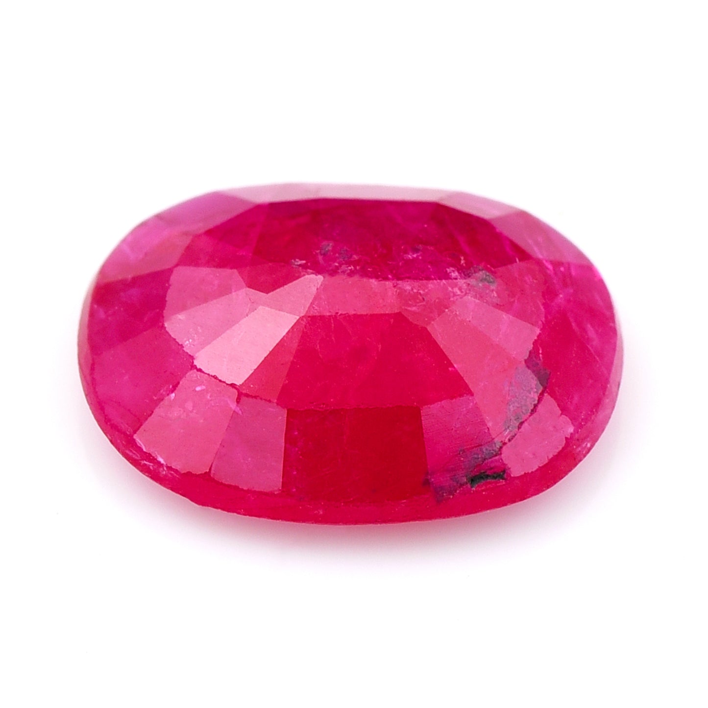 3.21 Natural Corundum Ruby Oval Mixed Cut Gemstone