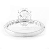 3.07 Carats Lab Grown Diamond 14K Gold Ring