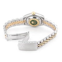 Pre-owned Rolex Datejust 69173 Champagne Bar U-number Women's