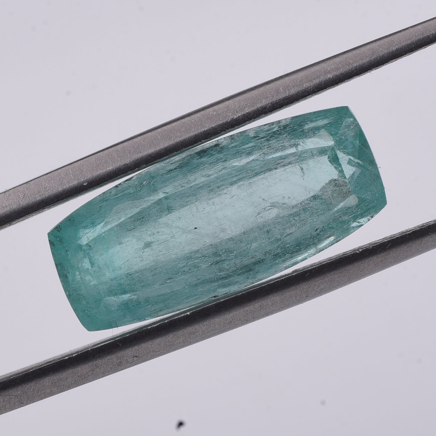 6.01 Natural Beryl Emerald Rectangular Cushion Mixed Cut Gemstone