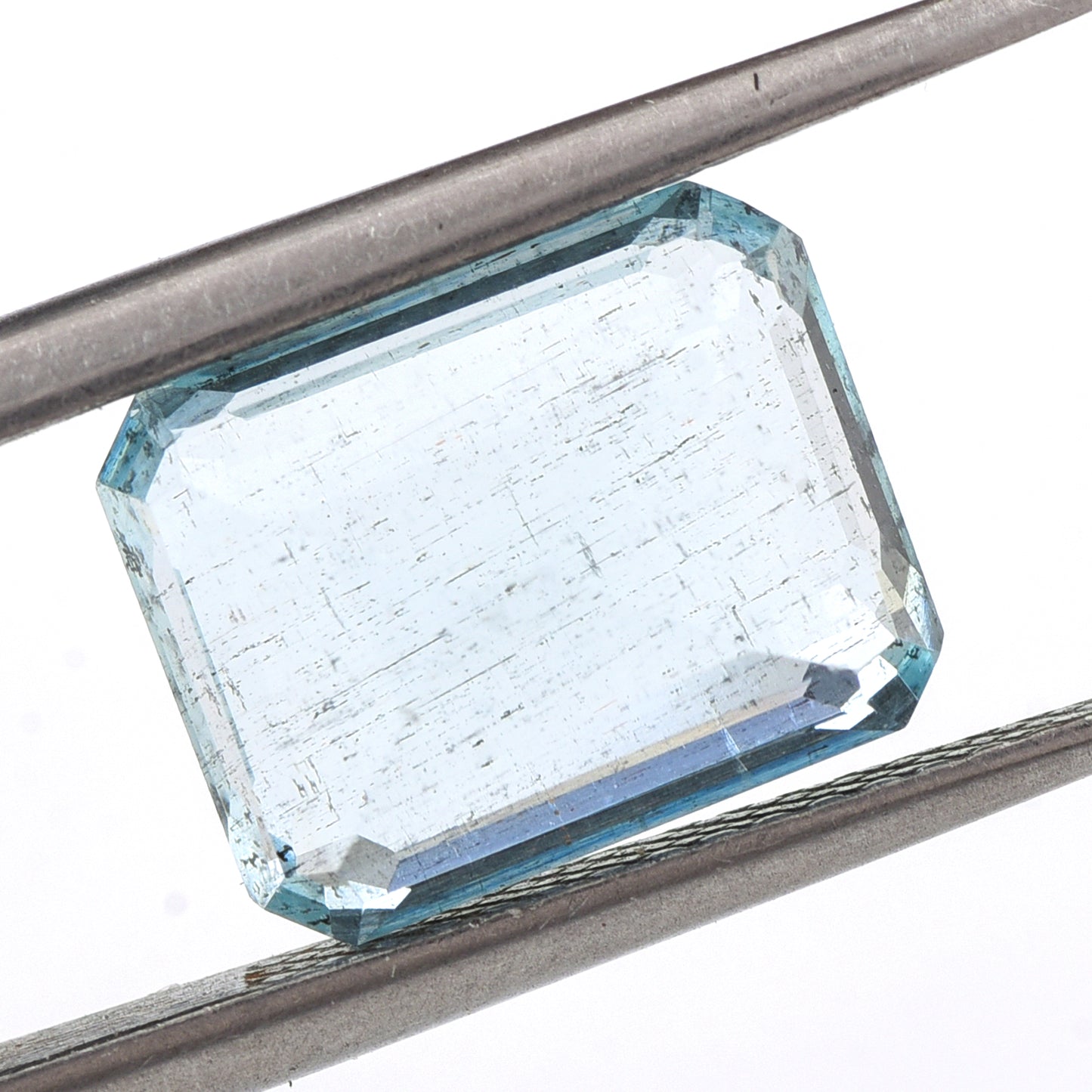4.3 Natural Beryl Aquamarine Emerald Cut Gemstone