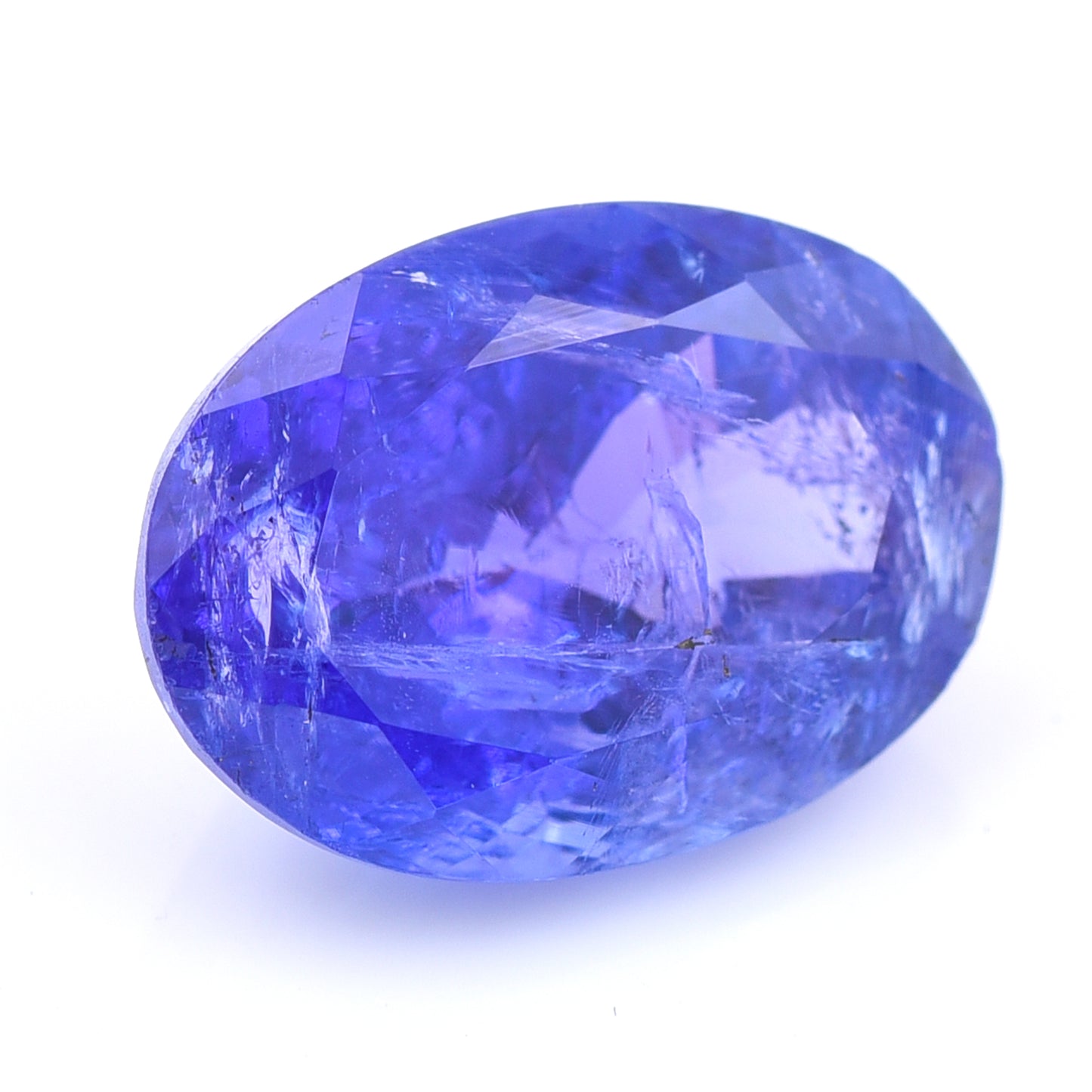 7.18 Natural Zoisite Tanzanite Oval Mixed Cut Gemstone