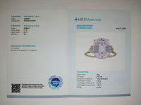 8.20 Ct Cushion Natural Kunzite 14K Gold Ring