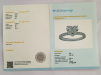 2.42 Carats Lab Grown Diamond 14K Gold Ring