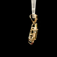 1.57 Ct Pear Tourmaline 14K Gold Pendant