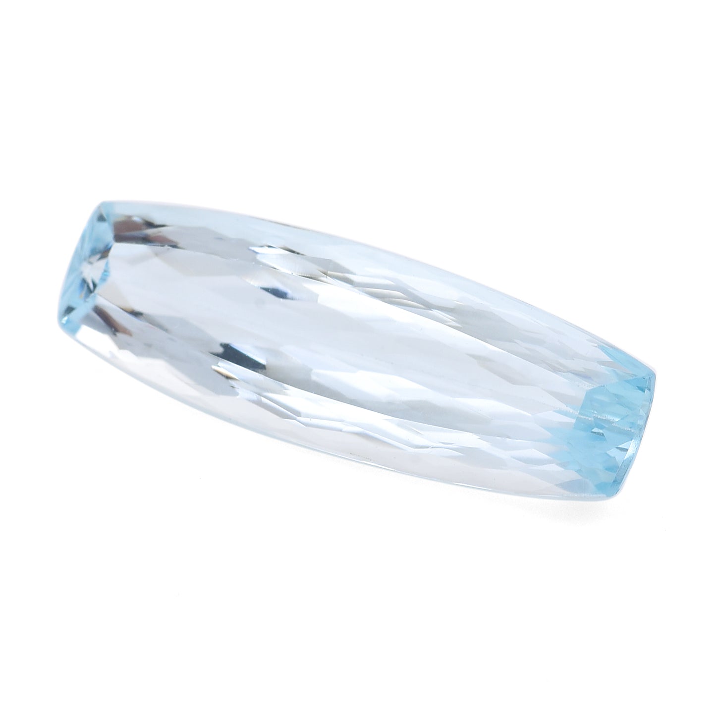 9.28 Natural Beryl Aquamarine Rectangular Cushion Mixed Cut Gemstone