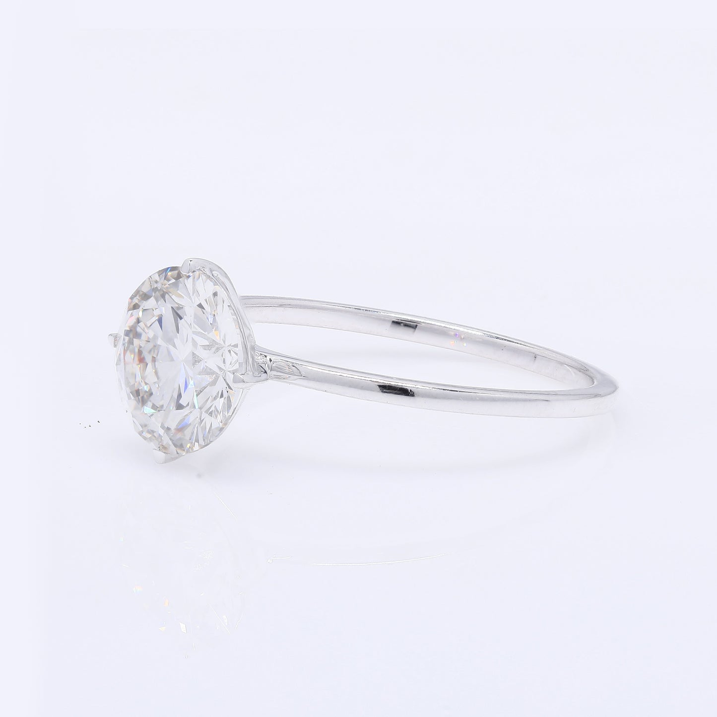2.04 Carats Lab Grown Diamond 14K Gold Ring