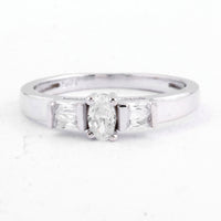 1.12 Ct Cubic Zirconia 925 Sterling Silver Ring
