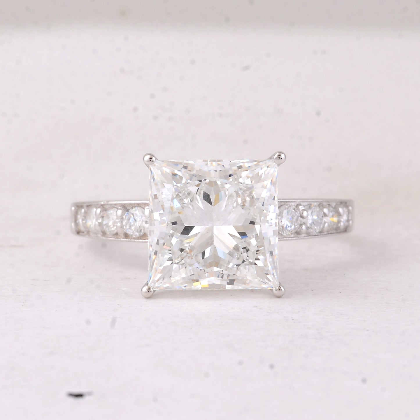 4.31 Carats Lab Grown Diamond 14K Gold Ring