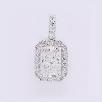 2.35 Carats Lab Grown Diamond 14K Gold Pendant
