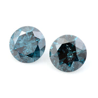 0.79 Blue Diamond Round Loose Gemstone