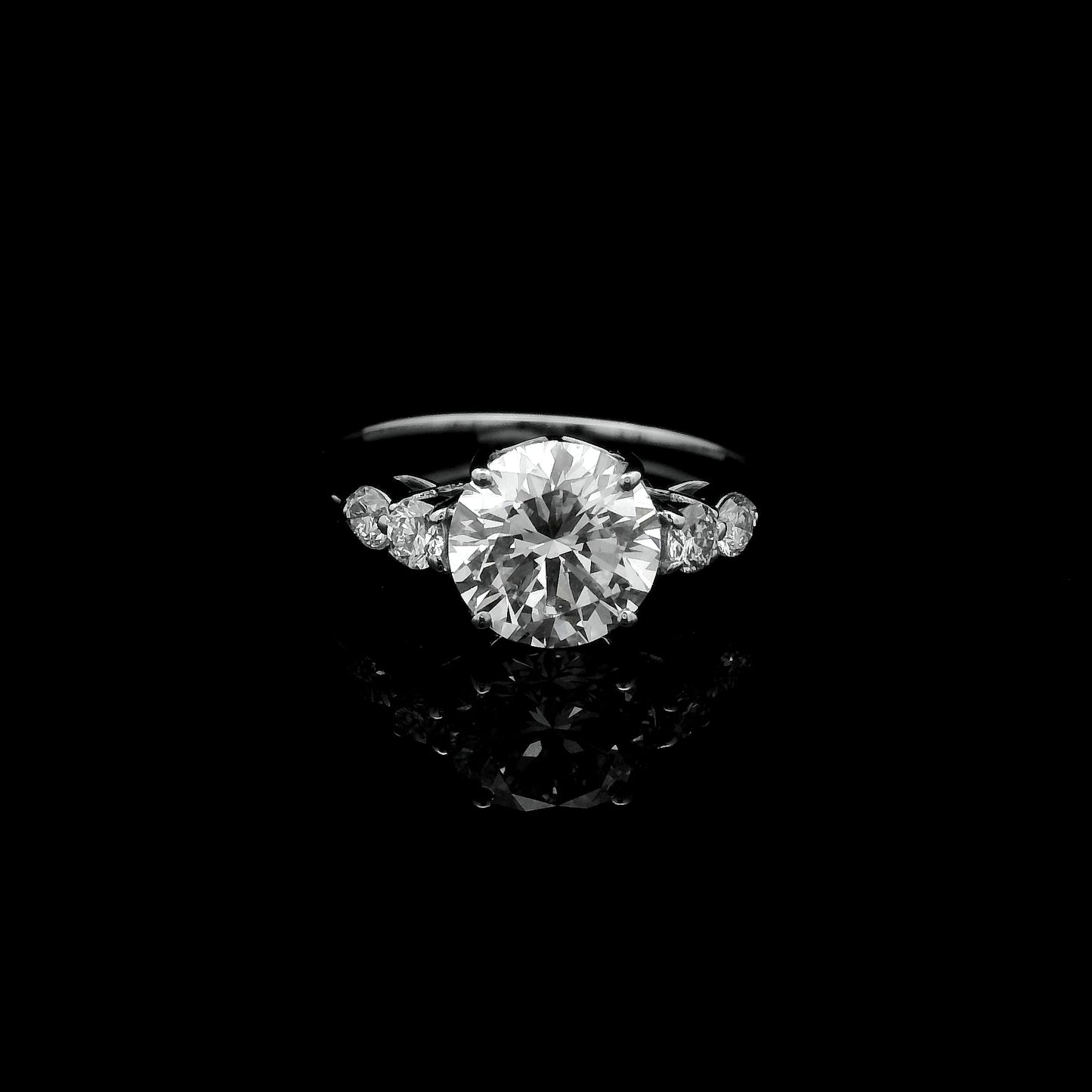 1.80 Ct Round Lab Grown Diamond 14K Gold Ring