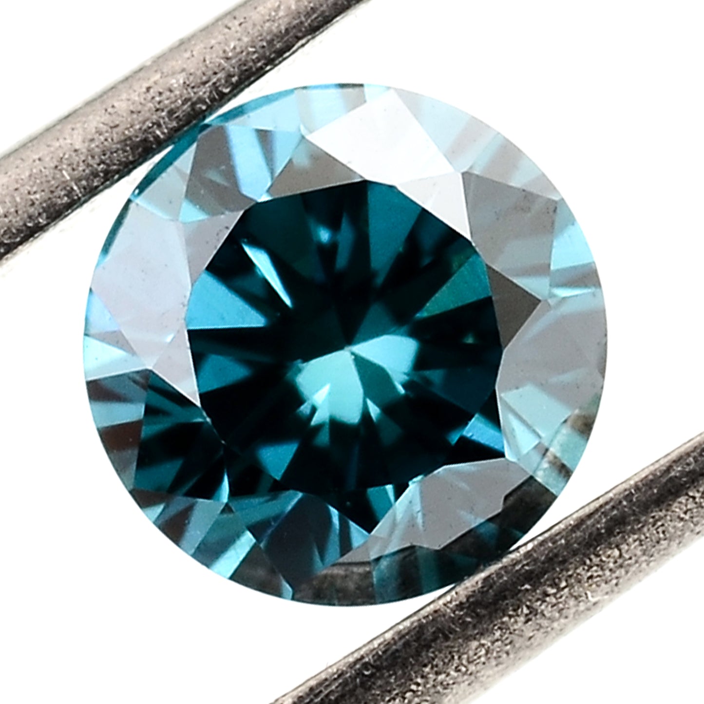 0.80 Blue Diamond Round Loose Gemstone