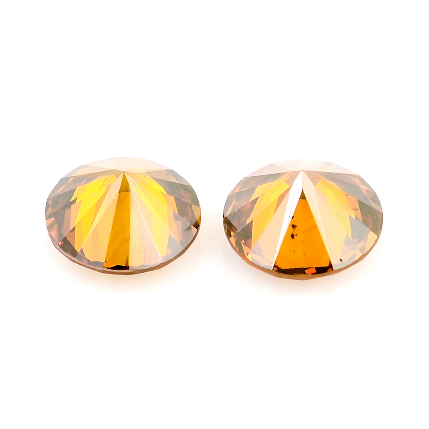0.40 Red Diamond Round Loose Gemstone