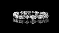 14.69 Carats Lab Grown Diamond 14K Gold Bracelet