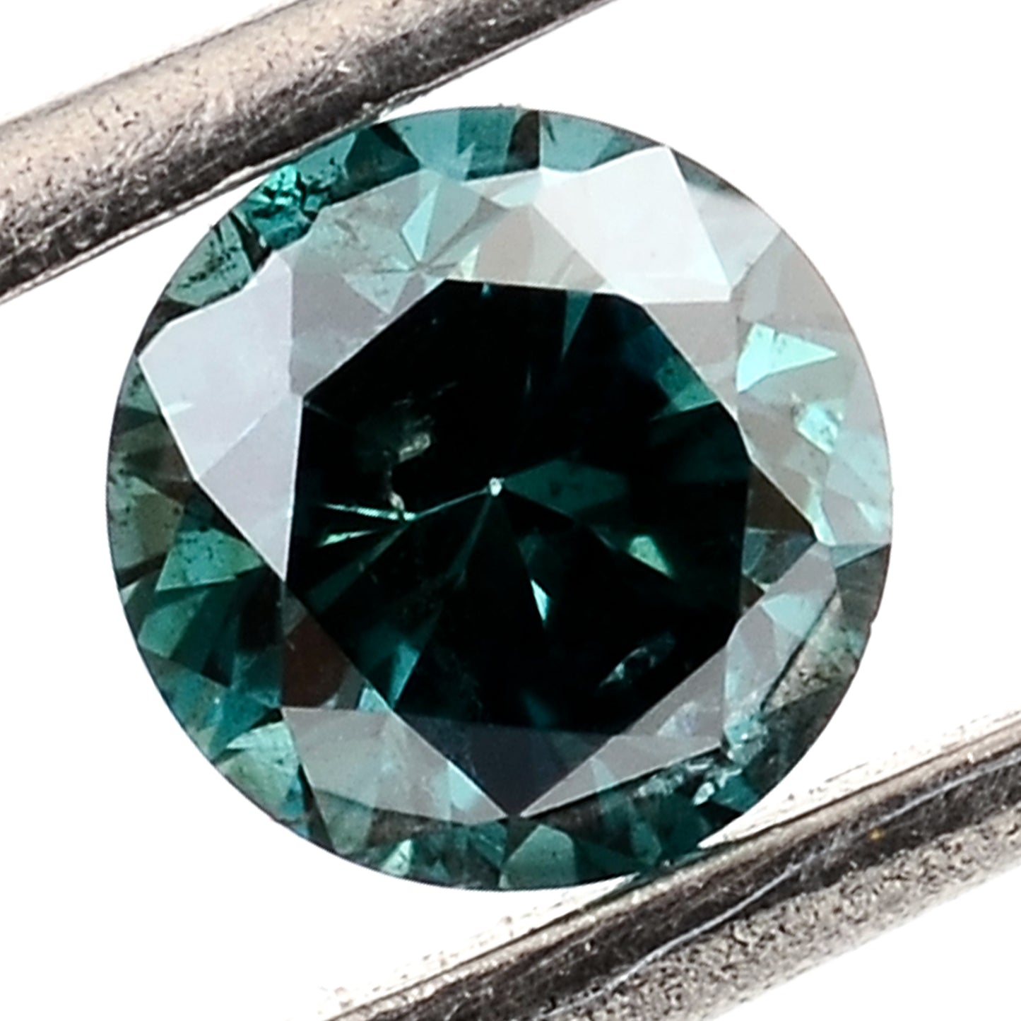 0.74 Blue Diamond Round Loose Gemstone