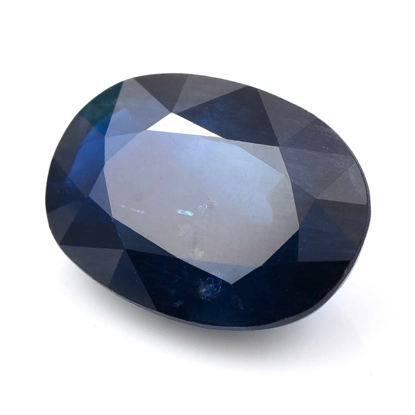 9.4 Natural Corundum Sapphire Oval Mixed Cut Gemstone