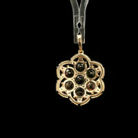 2.42 Ct Round Tourmaline 14K Gold Pendant