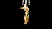 2.15 Ct Oval Tourmaline 14K Gold Earrings