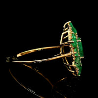 2.05 Ct Oval Emerald 14K Gold Ring