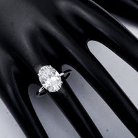 4.06 Carats Lab Grown Diamond 14K Gold Ring