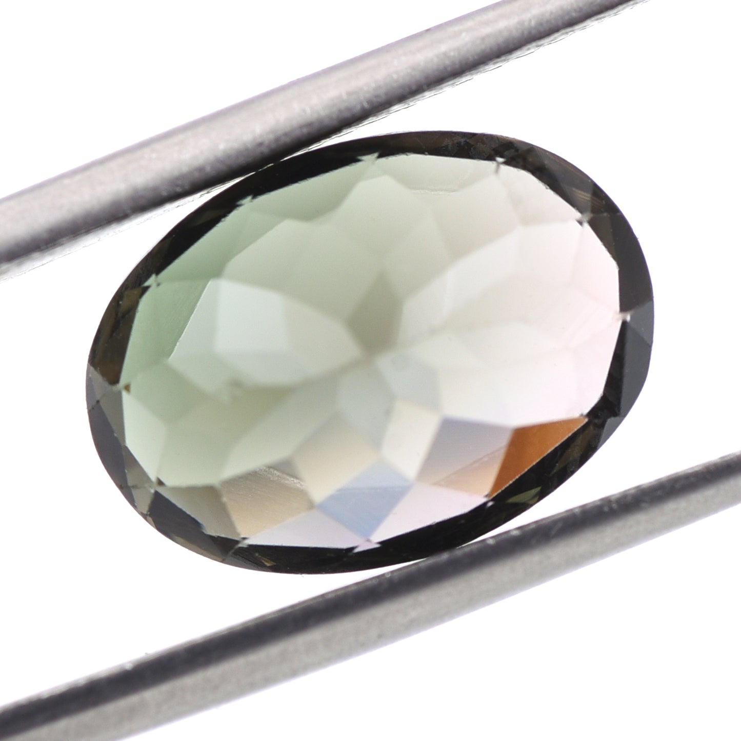 6.37 Natural Tourmaline Verdelite Oval Mixed Cut Gemstone