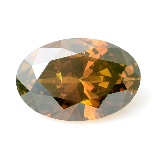 0.45 Carat Red Diamond Oval Loose Gemstone
