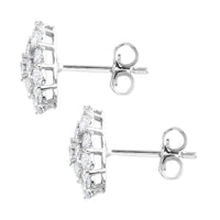 2.17 Carats Lab Grown Diamond 14K Gold Earrings