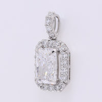 2.50 Carats Lab Grown Diamond 950 Platinum Pendant