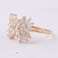 1.05 Ct Marquise Natural Diamond 14K Gold Ring