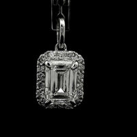 2.52 Carats Lab Grown Diamond 14K Gold Pendant