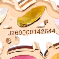 2.31 Ct Oval Natural Multi-Coloured Tourmaline 14K Gold Pendant