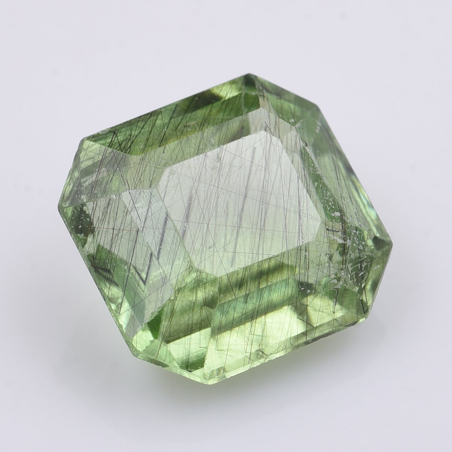 6.31 Natural Peridot Emerald Cut Gemstone