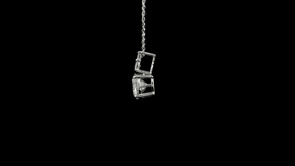 1.17 Ct Round Lab Grown Diamond 14K Gold Pendant
