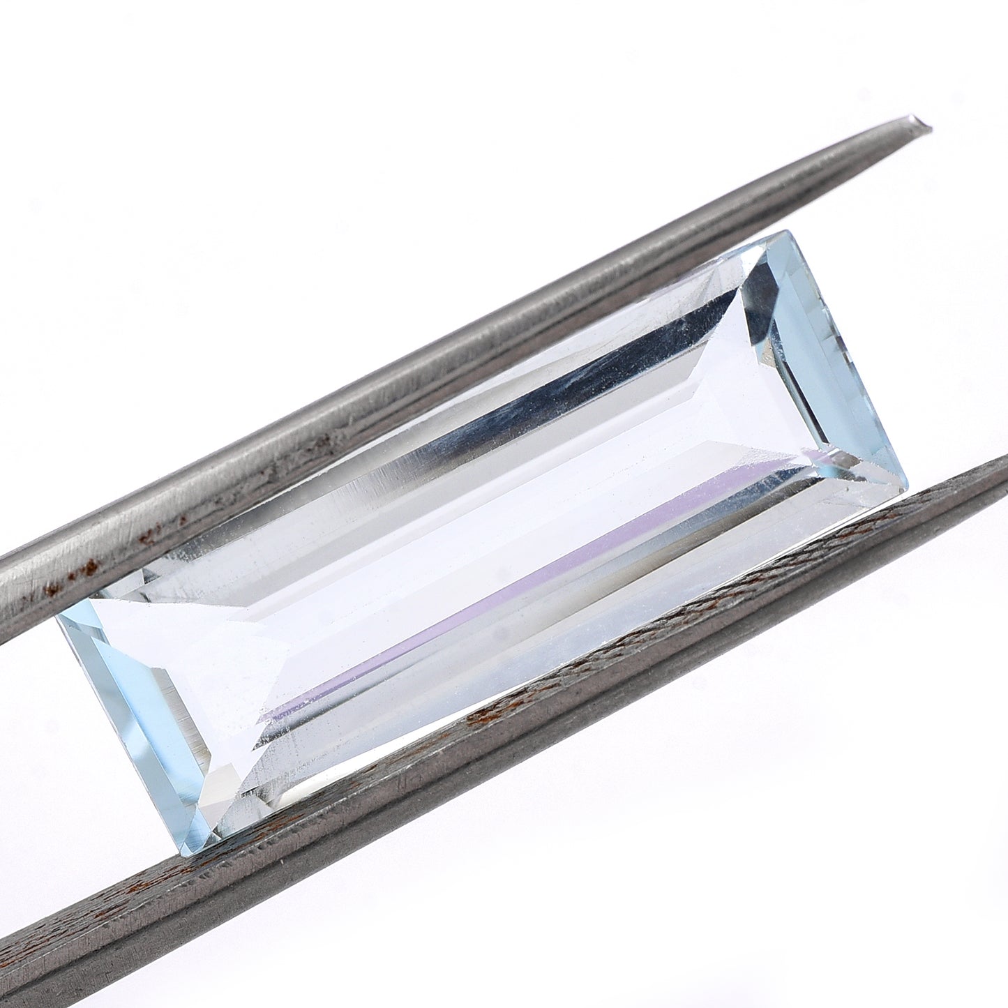 4.81 Natural Beryl Aquamarine Rectangular Step Cut Gemstone