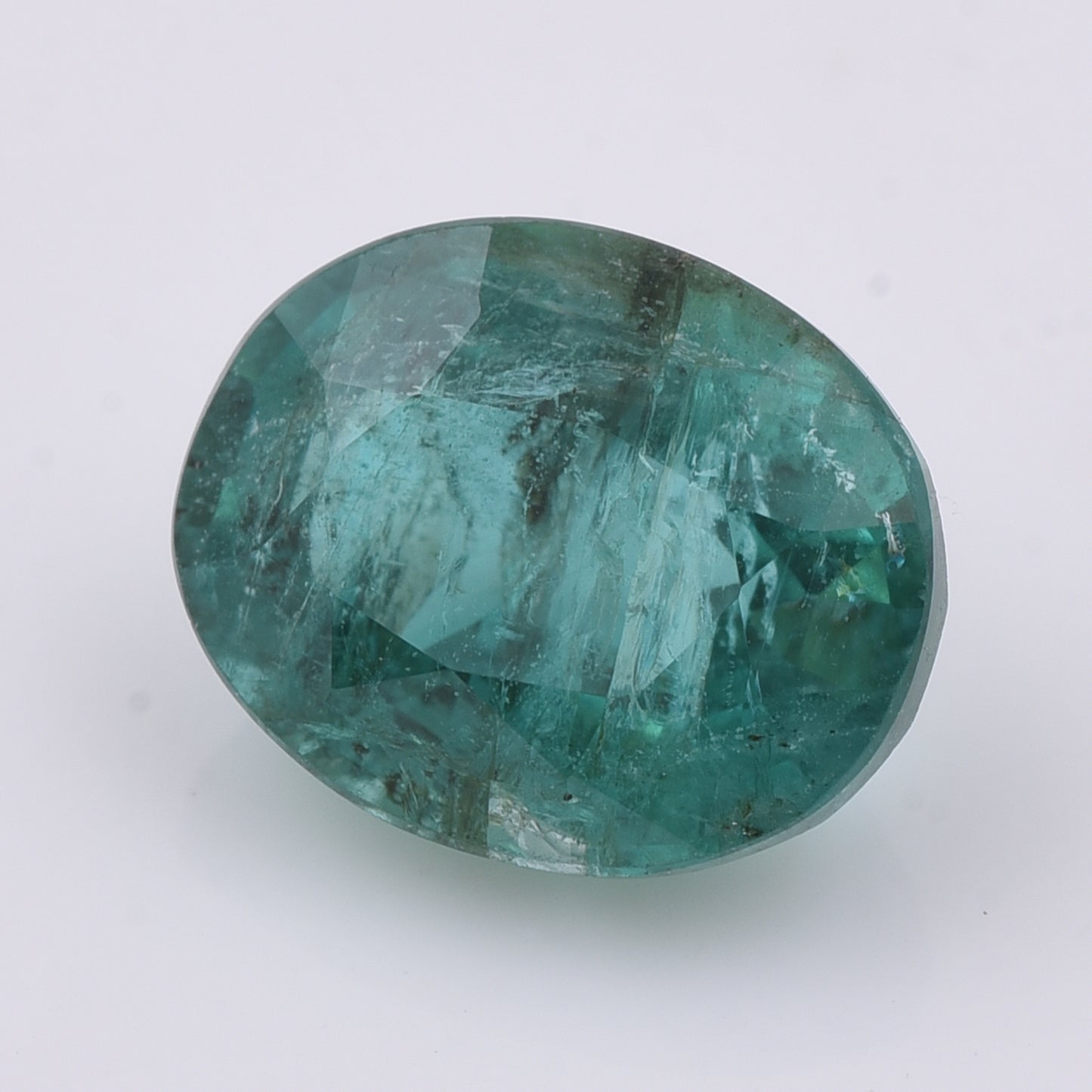 2.68 Natural Beryl Emerald Oval Mixed Cut Gemstone