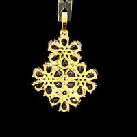 3.35 Ct Pear Tanzanite 14K Gold Pendant