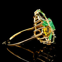 5.41 Ct Oval Emerald 14K Gold Ring