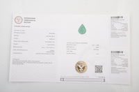5.85 Carats Natural Beryl Emerald Pear Mixed Cut Gemstone