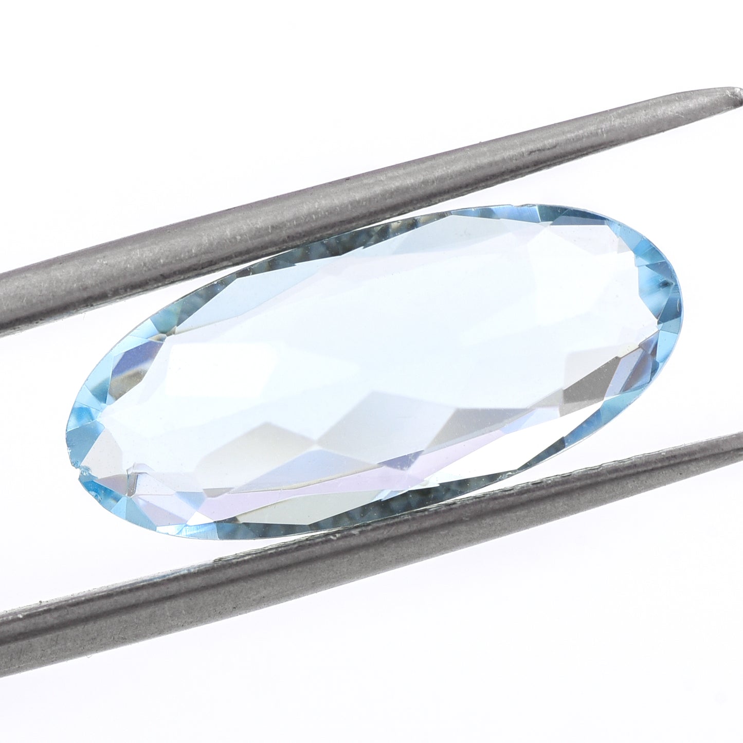 3.9 Natural Beryl Aquamarine Oval Mixed Cut Gemstone