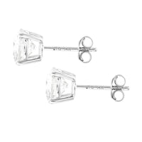 4.07 Carats Lab Grown Diamond 14K Gold Earrings