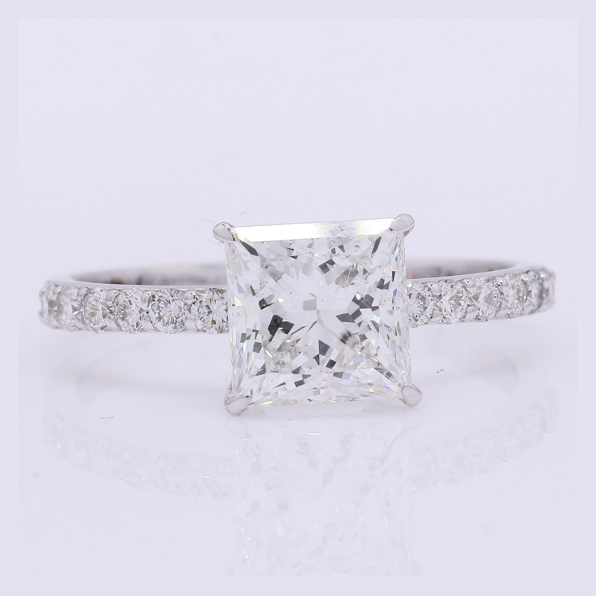 2.18 Carats Lab Grown Diamond 14K Gold Ring
